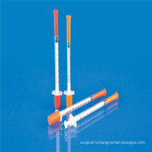 Одноразовый шприц для инсулина с сертификатом CE ISO TUV SGS GMP